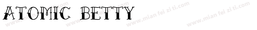 atomic Betty字体转换